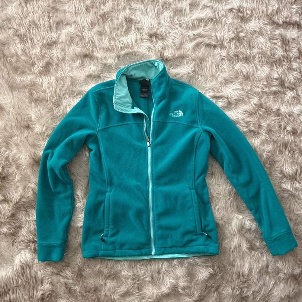 The North Face Teal Teddy Jacket